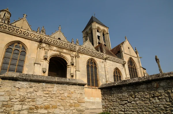 La chiesa di Notre Dame di Vetheuil — Foto Stock