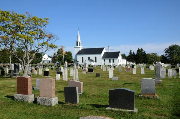 Quebec, the Saint Andrewl church of Richmond — Stock Photo, Image