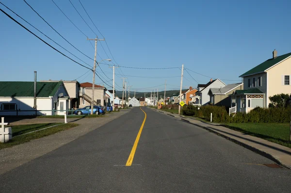 Canadá, Quebec, a pequena aldeia de Cap Chat em Gaspesie — Fotografia de Stock