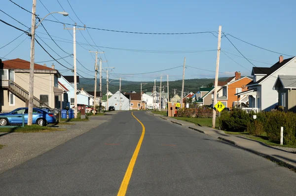 Canadá, Quebec, el pequeño pueblo de Cap Chat en Gaspesie — Foto de Stock