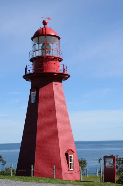 Québec, le phare de La Martre en Gaspésie — Photo