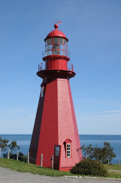 Quebec, the lighthouse of La Martre in Gaspesie — Stock Photo, Image