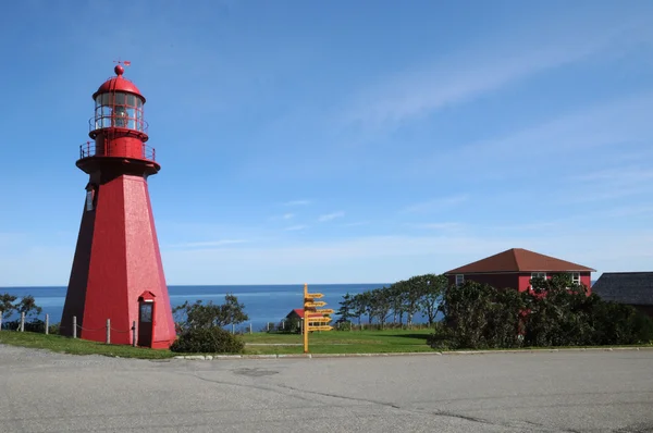 Québec, le phare de La Martre en Gaspésie — Photo