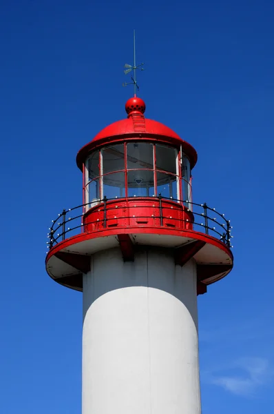 Quebec, the lighthouse of Matane in Gaspesie Stock Picture