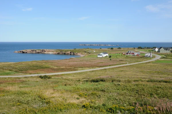 Quebec, a kis falu a Saint Georges de Malbaie — Stock Fotó