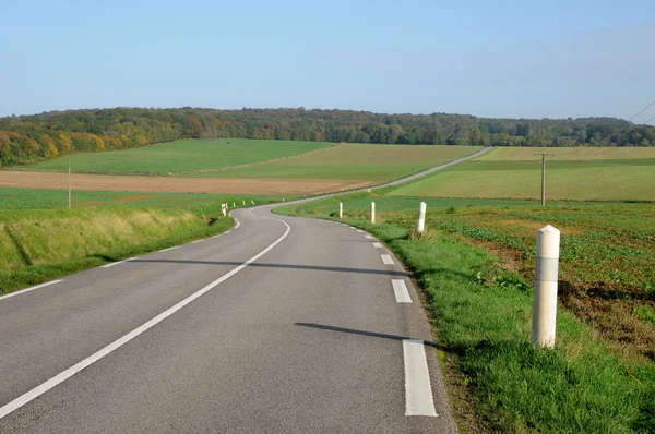 Francia, paesaggio di Aincourt in Val d'Oise — Foto Stock