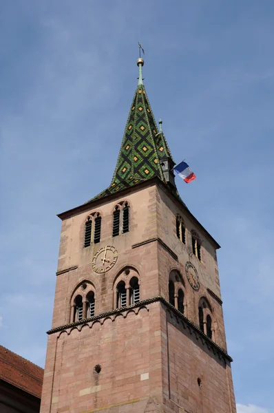 Церква Turckheim в Haut Rhin — стокове фото