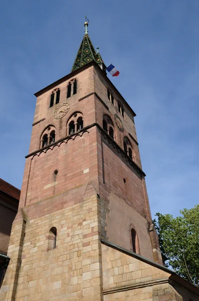 A igreja de Turckheim em Haut Rhin — Fotografia de Stock