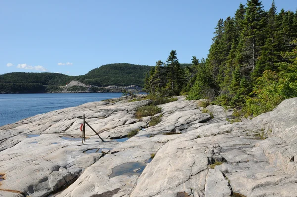 Quebec, the seaside of Tadoussac — Stock Photo, Image