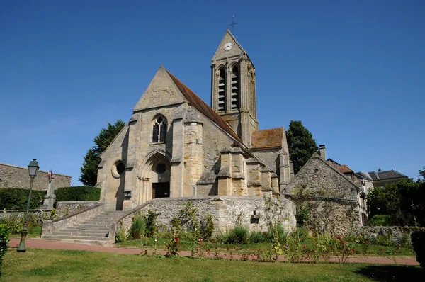 A antiga igreja de Grisy les platres — Fotografia de Stock