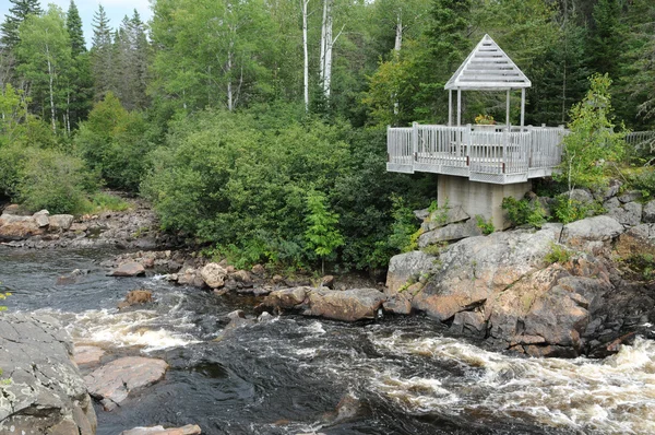 Quebec, parque de le Moulin des Pionniers em La Dore — Fotografia de Stock