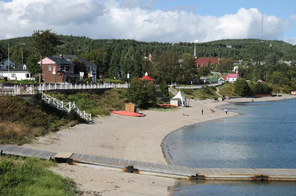 Quebec, a tengerparti Tadoussac — Stock Fotó