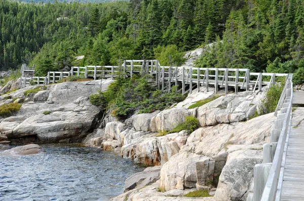 Quebec, de kust van tadoussac — Stockfoto