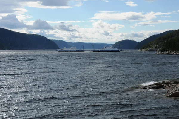 Quebec, de kust van tadoussac — Stockfoto