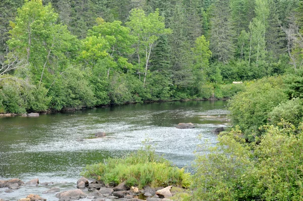 Quebec, parque de le Moulin des Pionniers em La Dore — Fotografia de Stock