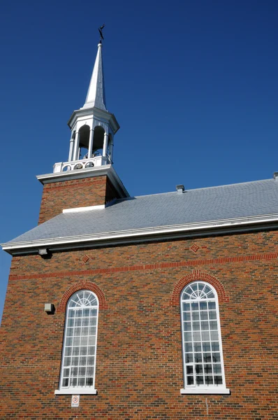 Quebec, historický kostel nové richmond — Stock fotografie