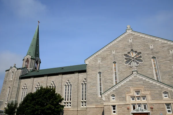 Quebec, kostel svatého thomasl montmagny — Stock fotografie