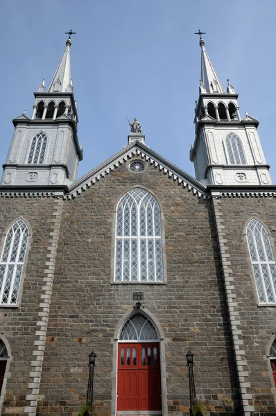 Quebec, historický kostel saint roch des aulnaies — Stock fotografie