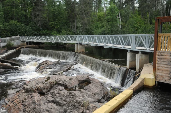 Quebec, park of le Moulin des Pionniers in La Dore — Stock Photo, Image