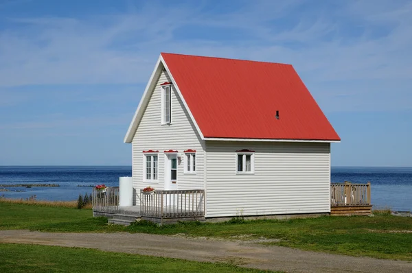 Quebec, the small village of Village en Chanson Petite Vallee — Stock Photo, Image