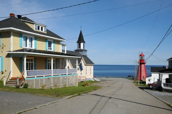 Quebec, malé vesnici la martre — Stock fotografie