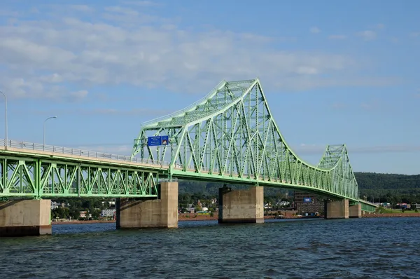 Quebec, il ponte tra Campbellton e Pointe a la Croix — Foto Stock