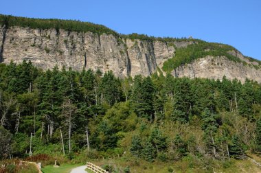 Quebec, the Parc National du Forillon in Gaspesie clipart