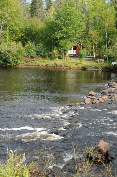 Quebec, le moulin des pionniers la dore içinde park — Stok fotoğraf