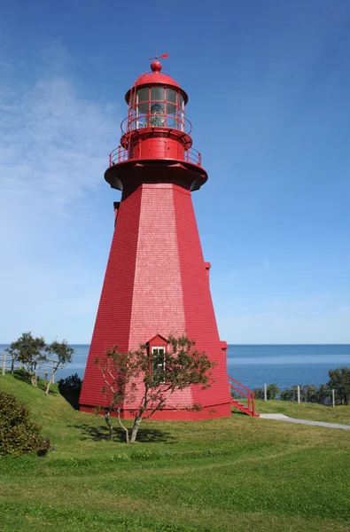 Quebec, el faro de La Martre en Gaspesie —  Fotos de Stock