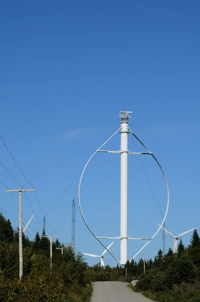 Canada, Quebec, wind generator in Cap Chat in Gaspesie — Stock Photo, Image