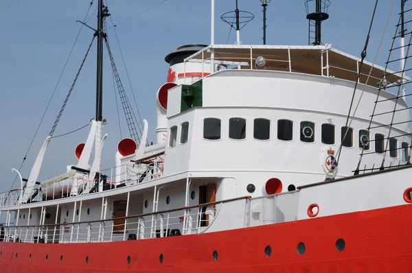 Quebec, barco en el histórico museo naval de L Islet sur mer —  Fotos de Stock