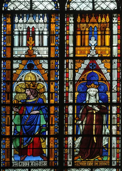 Collegiate church of Mantes La Jolie — Stock Photo, Image