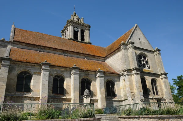 Ile de france, η παλιά εκκλησία της epiais rhus — Φωτογραφία Αρχείου