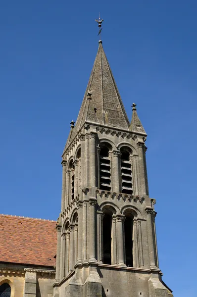발 d Oise, Nesles 라 발리의 오래 된 교회 — 스톡 사진