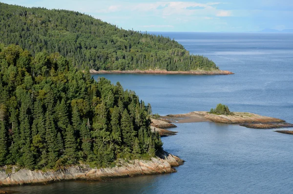 Quebec, the seaside of Tadoussac — Stock Photo, Image