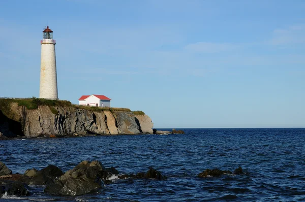 Quebec, cap les rosiers gaspesie içinde lighthouse — Stok fotoğraf