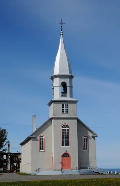 Quebec, historyczne kościół sainte madeleine de la riviere — Zdjęcie stockowe