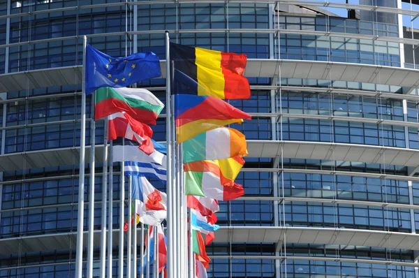 Frankreich, das Europäische Parlament von Straßburg — Stockfoto