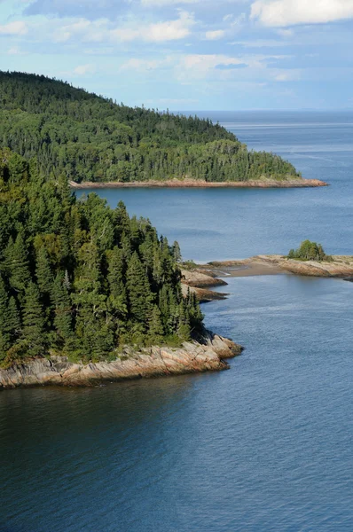 Quebec, the seaside of Tadoussac — Stock Photo, Image