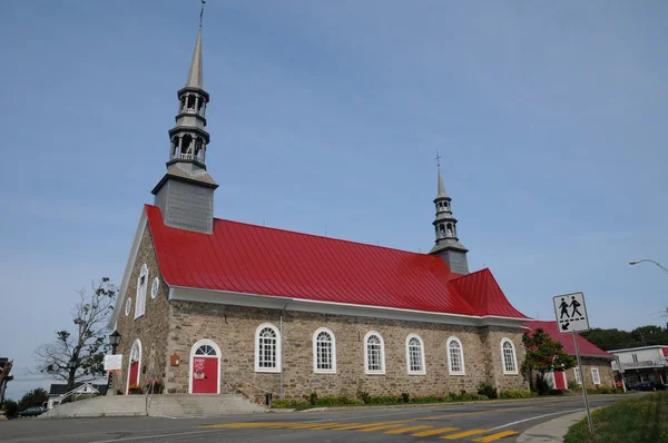 Quebec, joli portu historyczne kościół saint jean — Zdjęcie stockowe