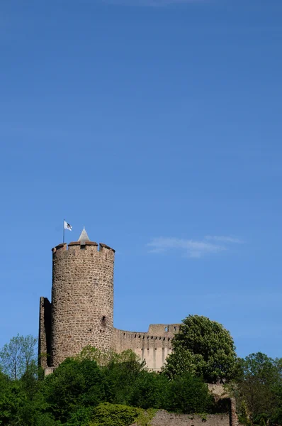 Slottet av kaysersberg i alsace — Stockfoto