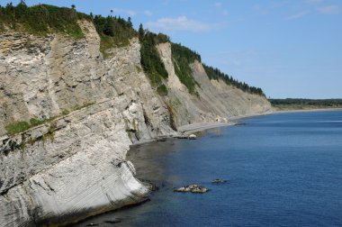 Quebec, the Parc National du Forillon in Gaspesie clipart