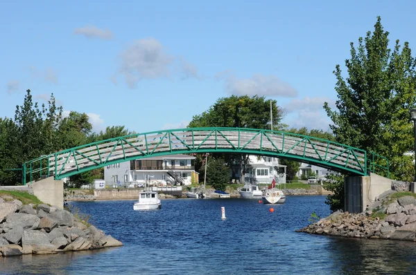 Quebec; el pintoresco pueblo de Roberval — Foto de Stock