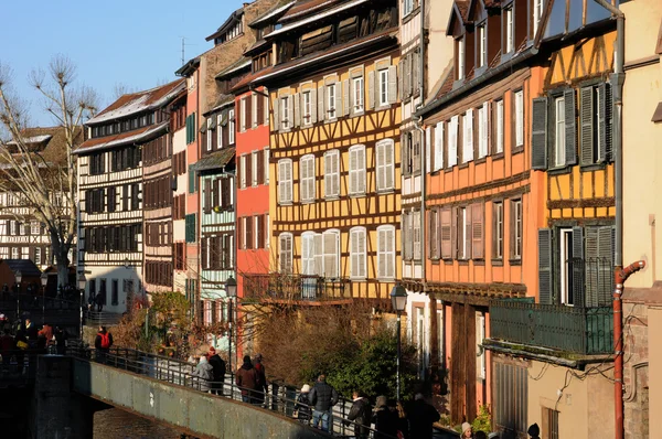 Район La Petite France в Страсбурге — стоковое фото
