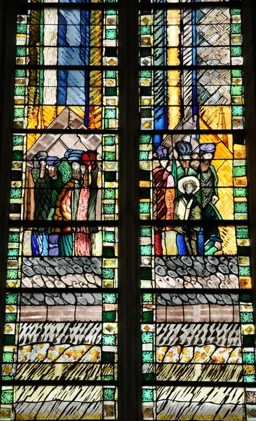 Normandiya, ecouis l eure içinde collegiate Kilisesi — Stok fotoğraf