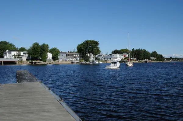 Quebec; the picturesque village of Roberval — Stock Photo, Image