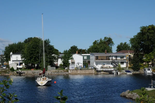 Quebec; the picturesque village of Roberval — Stock Photo, Image