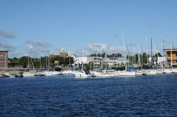 Quebec; het pittoreske dorp van Roberval — Stockfoto