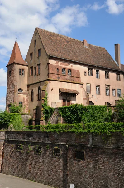 Bas Rhin, old episcopal castle in Saverne — Stock Photo, Image