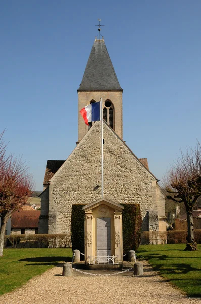 Mareil sur mauldre saint martin Kilisesi — Stok fotoğraf